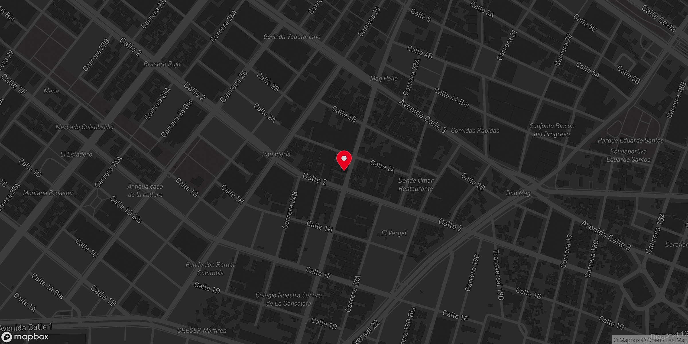 Mapa de ubicación: Carrera 24 #2-19